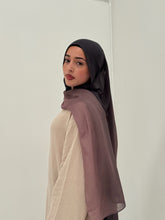 Load image into Gallery viewer, Ombré Modal Hijab | Mocha Noir