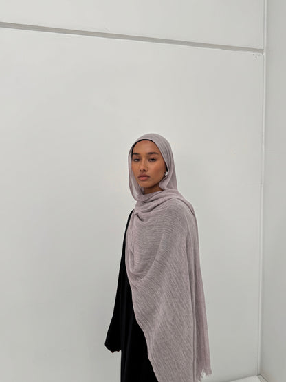 Crinkle Rayon Hijab // Blush