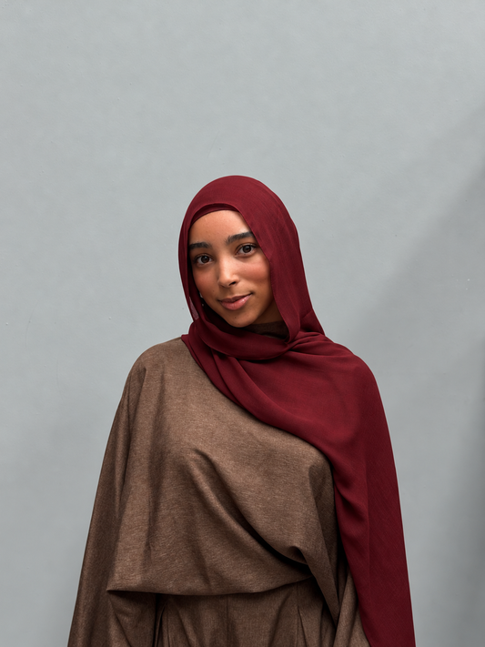 Mini Modal Hijab Set | Cherry