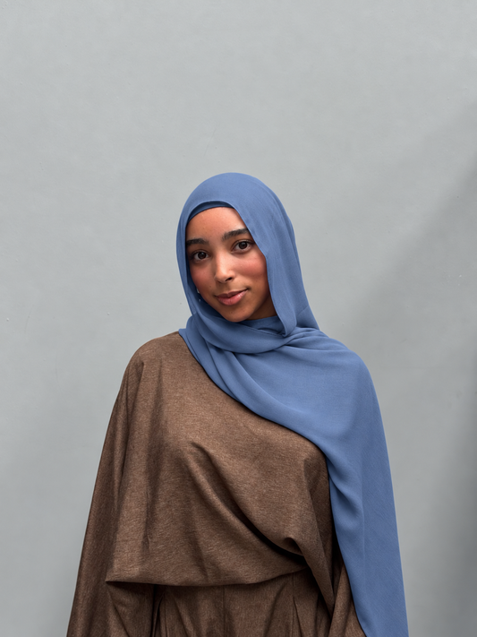 Mini Modal Hijab Set | Azure