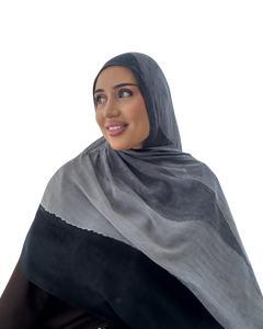 Printed Modal Hijab | Dark Dunes