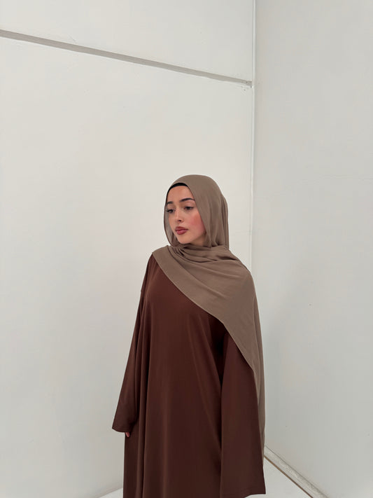 Classic Modal Hijab |Taupe