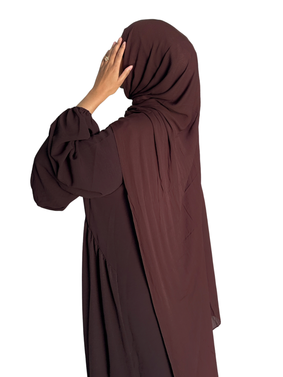 Lana Abaya Dress | Cocoa Noir