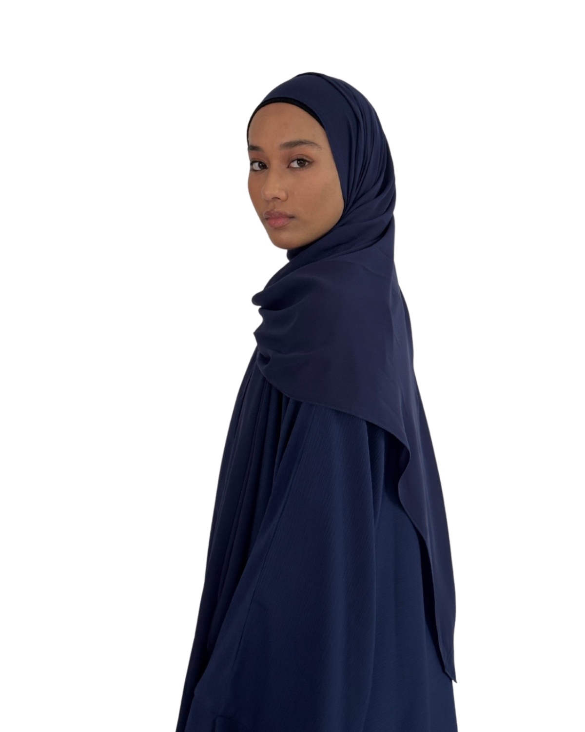 Alaïa closed abaya | Navy