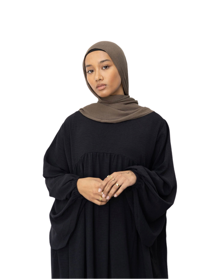 Lana Abaya Dress | Obsidian