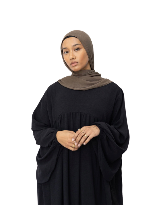 Lana Abaya Dress | Obsidian