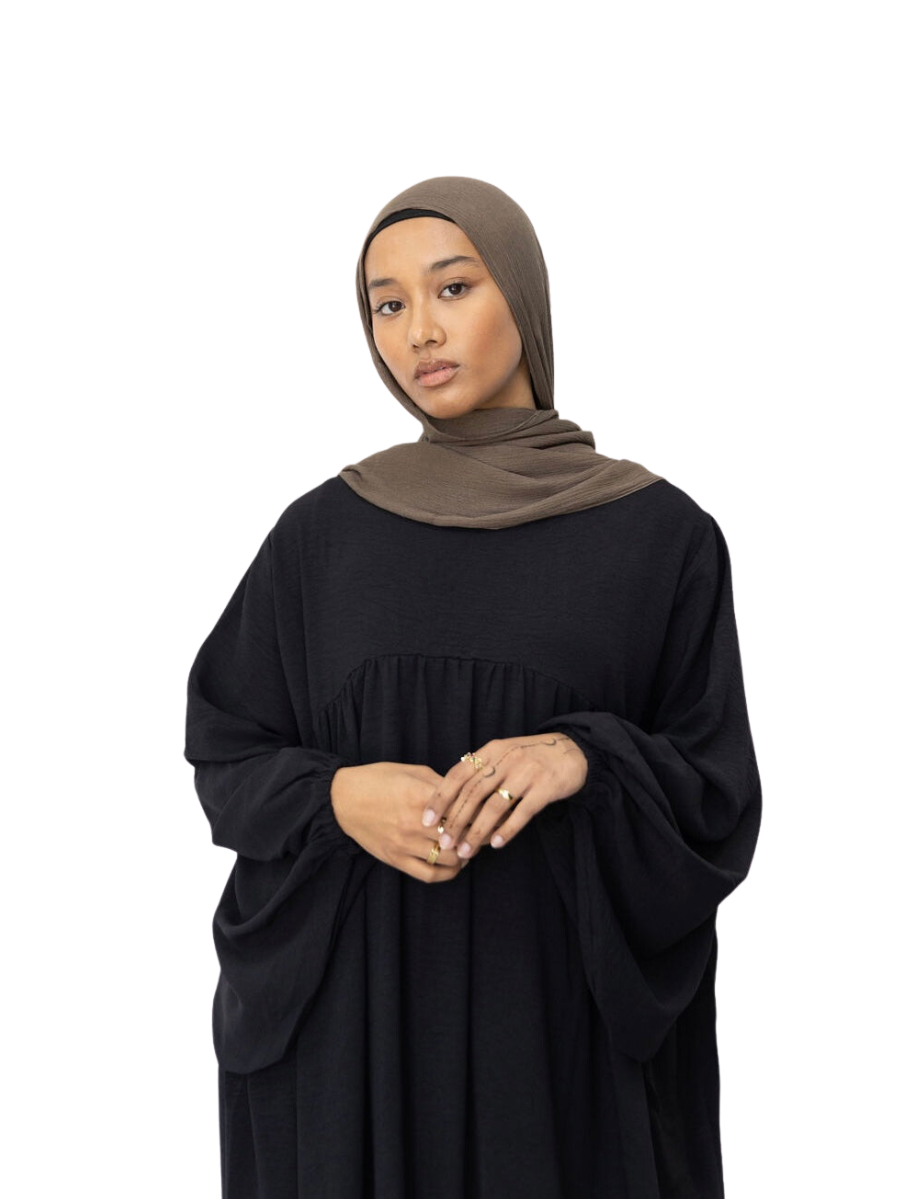 Lana Abaya Dress | Obsidian