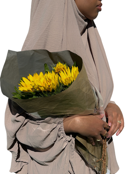 Lana Diamond Khimar | Ethereal Ecru