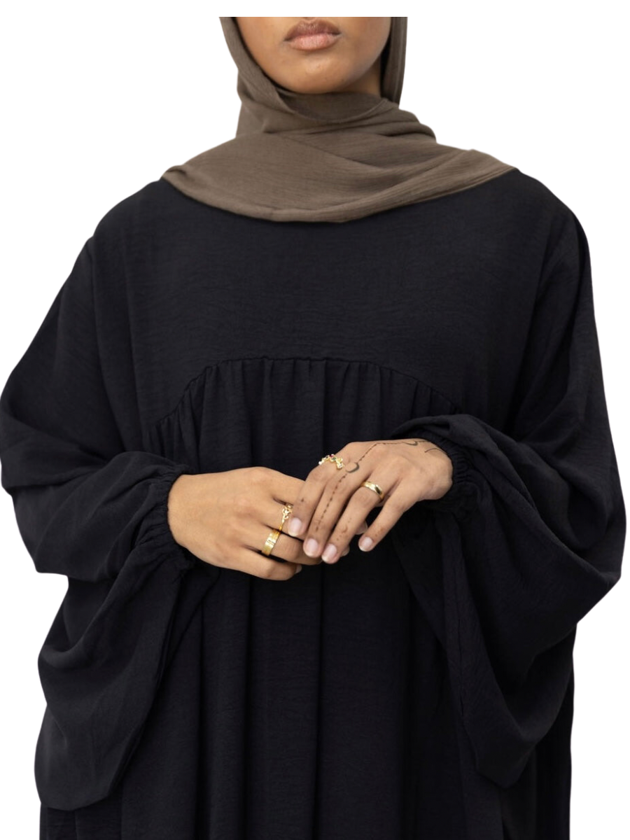 Lana Abaya Dress | Obsidian