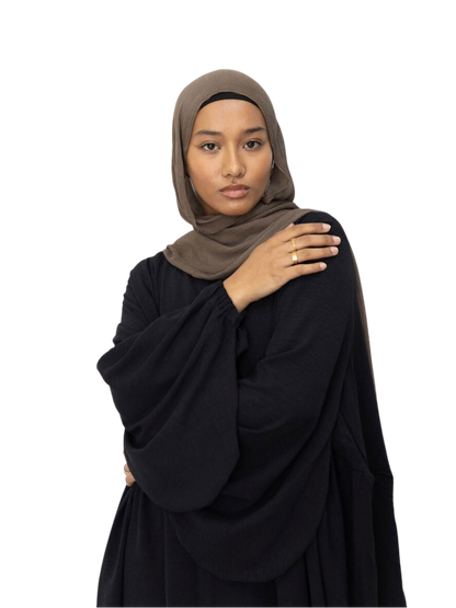 Lana Abaya Dress | Obsidian