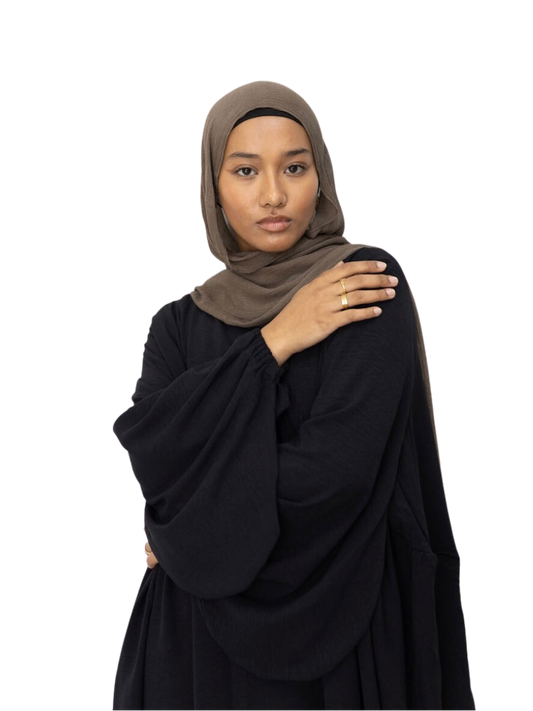 Lana Abaya Dress | Obsidian