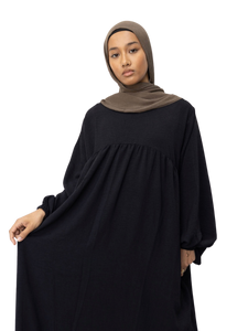 Lana Abaya Dress | Obsidian