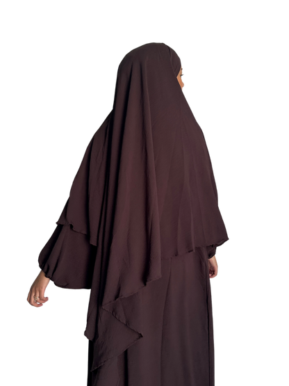 Lana Diamond Khimar | Cocoa Noir