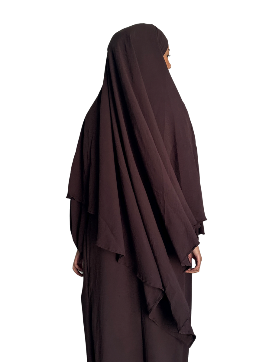 Lana Diamond Khimar | Cocoa Noir
