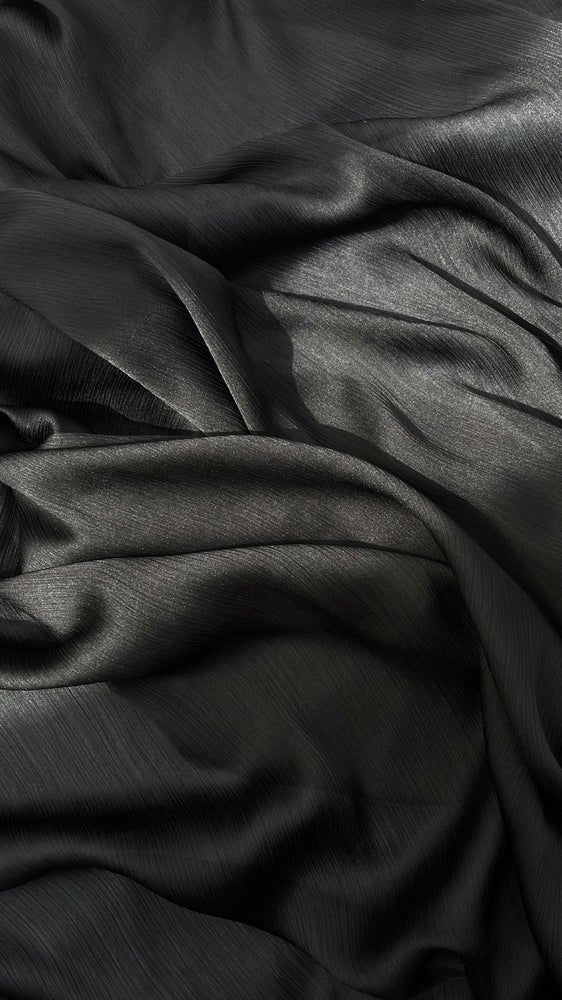 Luxe Silken Scarf // NOIR