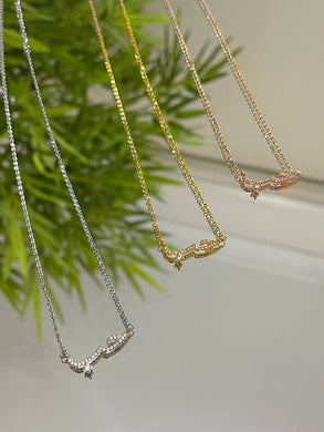 love / hub / حب  / Diamanté Necklace