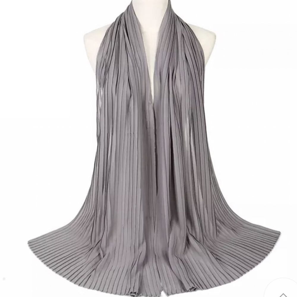 Pleated Chiffon Hijab // DOVE