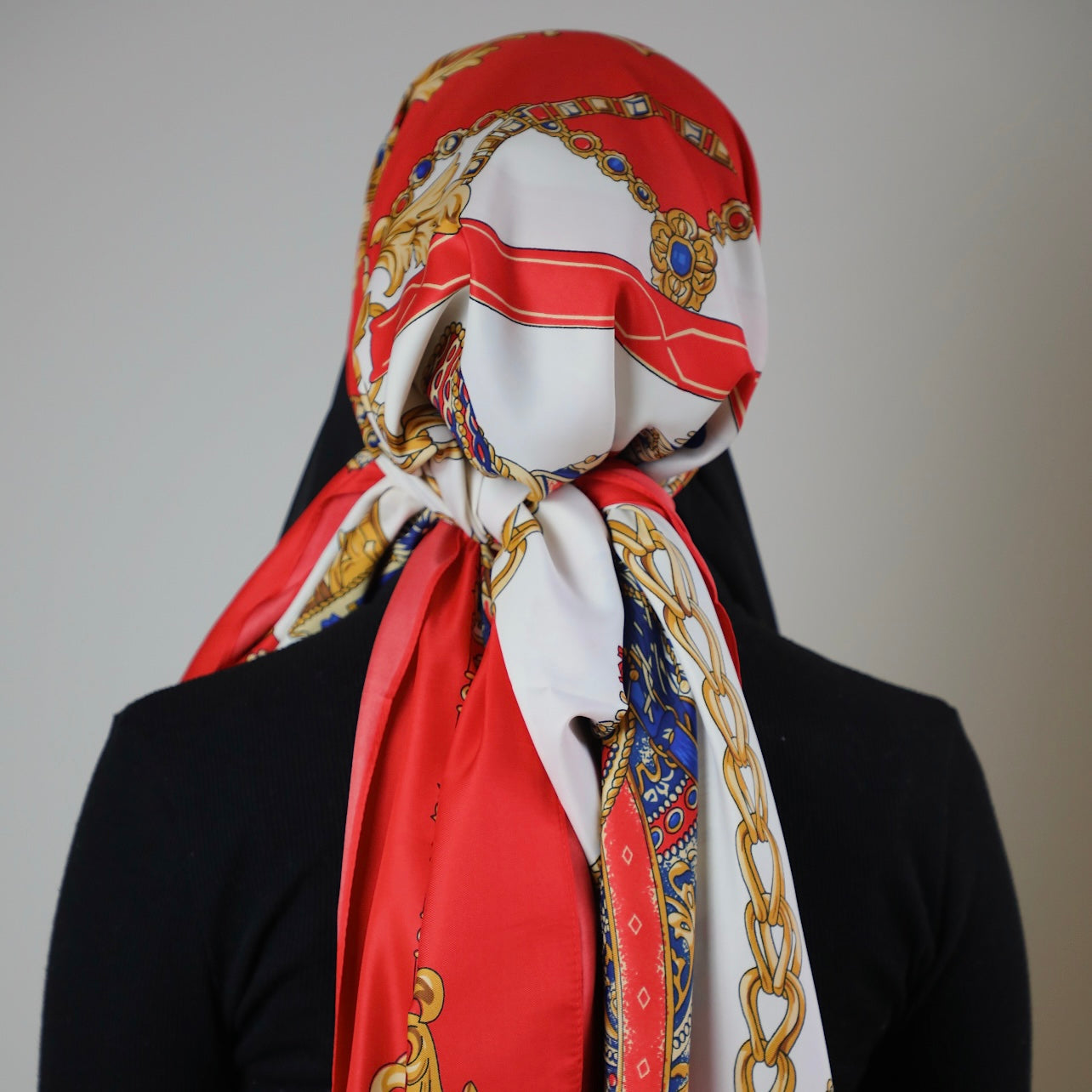 Luxe Maxi Silk Square | Royale RED
