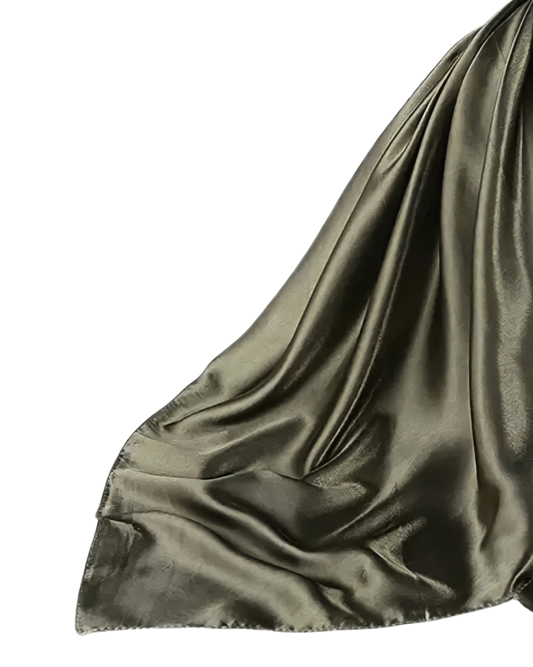 Plain Satin Square - Khaki