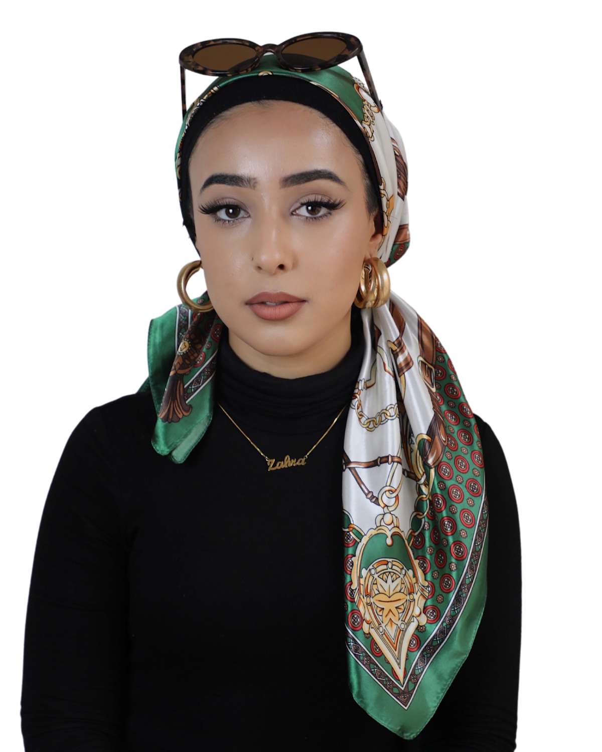 Printed Satin Square  - AMARA