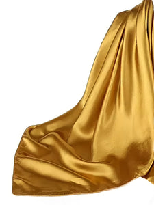 Plain Satin Square - Gold