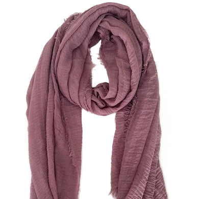 Cotton Crinkle Hijabs // LAVENDER BLUSH