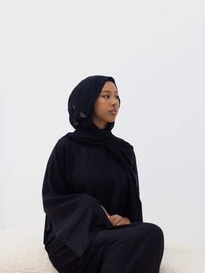 Alaïa closed abaya | Onyx