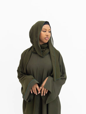 Alaïa closed abaya | Emerald