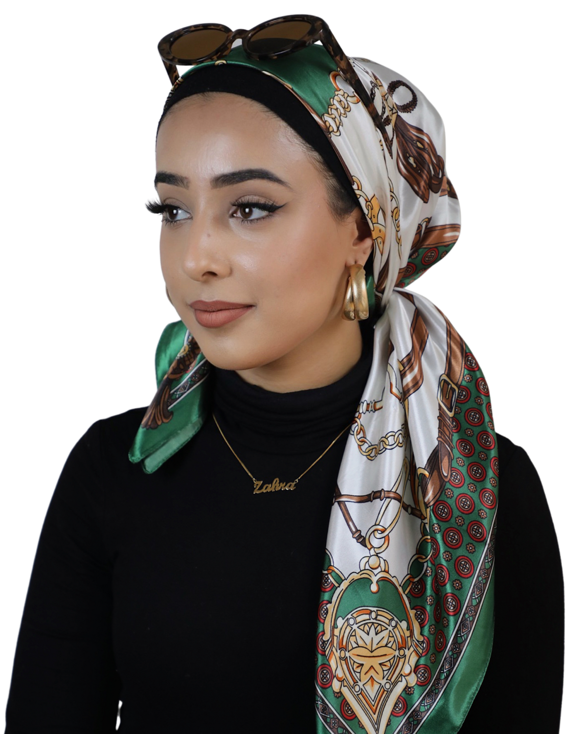 Printed Satin Square  - AMARA