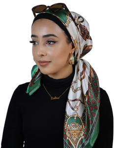 Printed Satin Square  - AMARA