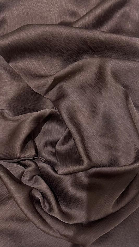 Luxe Silken Scarf // CHOCOLATE