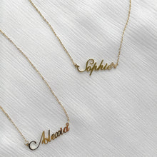 Load image into Gallery viewer, CUSTOM English name necklace *5 week backorder*