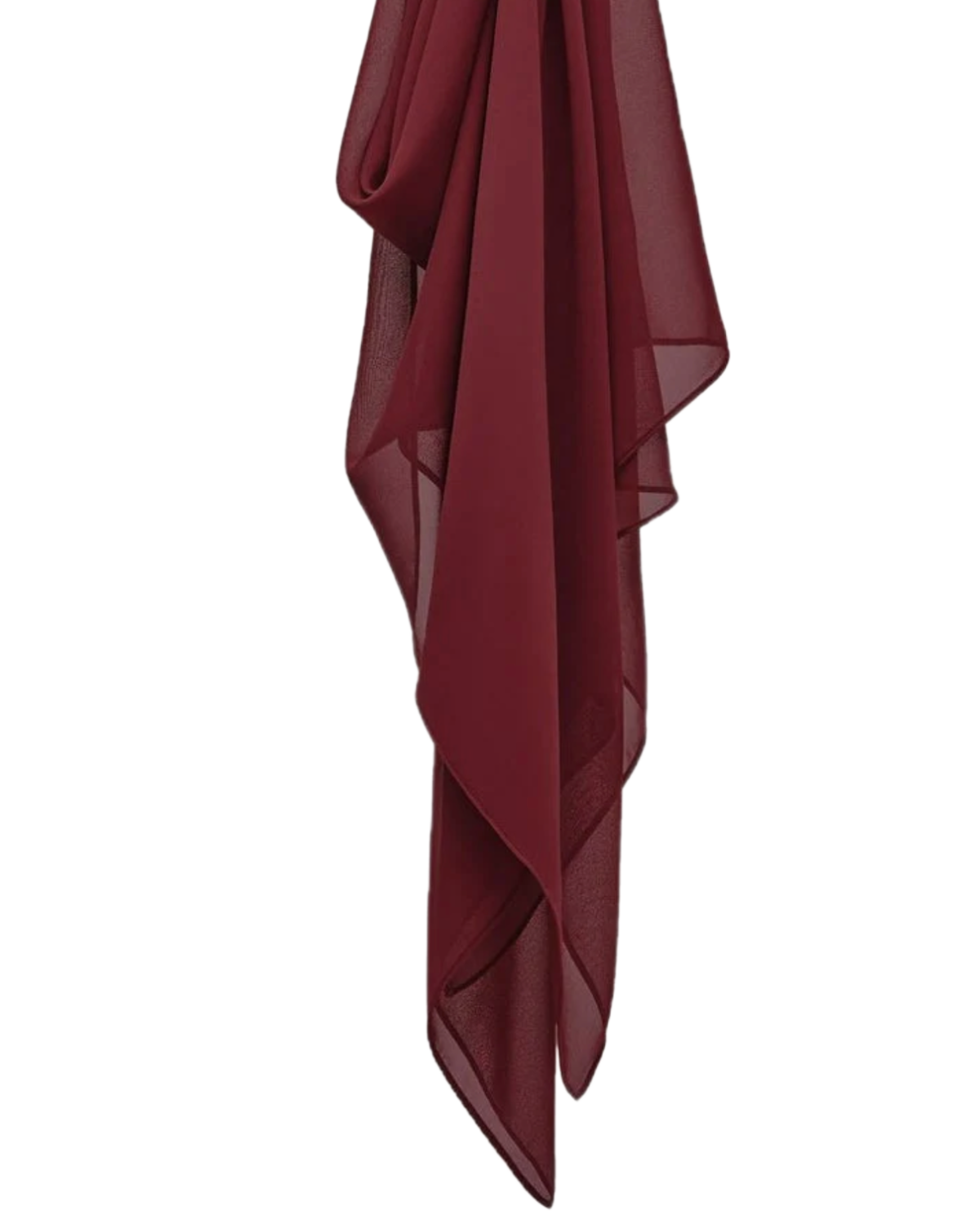 Basic Chiffon Hijab // MAROON