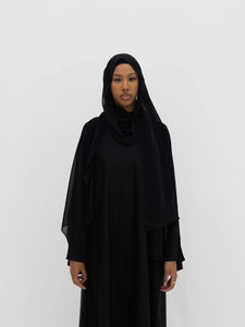 Alaïa closed abaya | Onyx