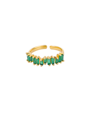 Alaïa ring⁩ | Emerald