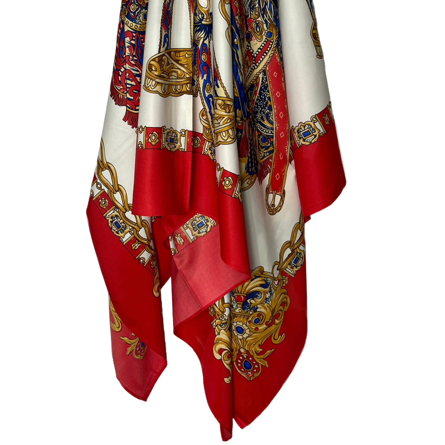 Luxe Maxi Silk Square | Royale RED