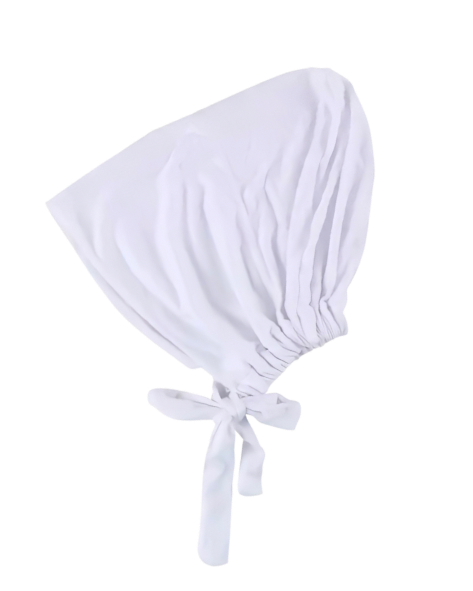 Tie back Under Cap | White